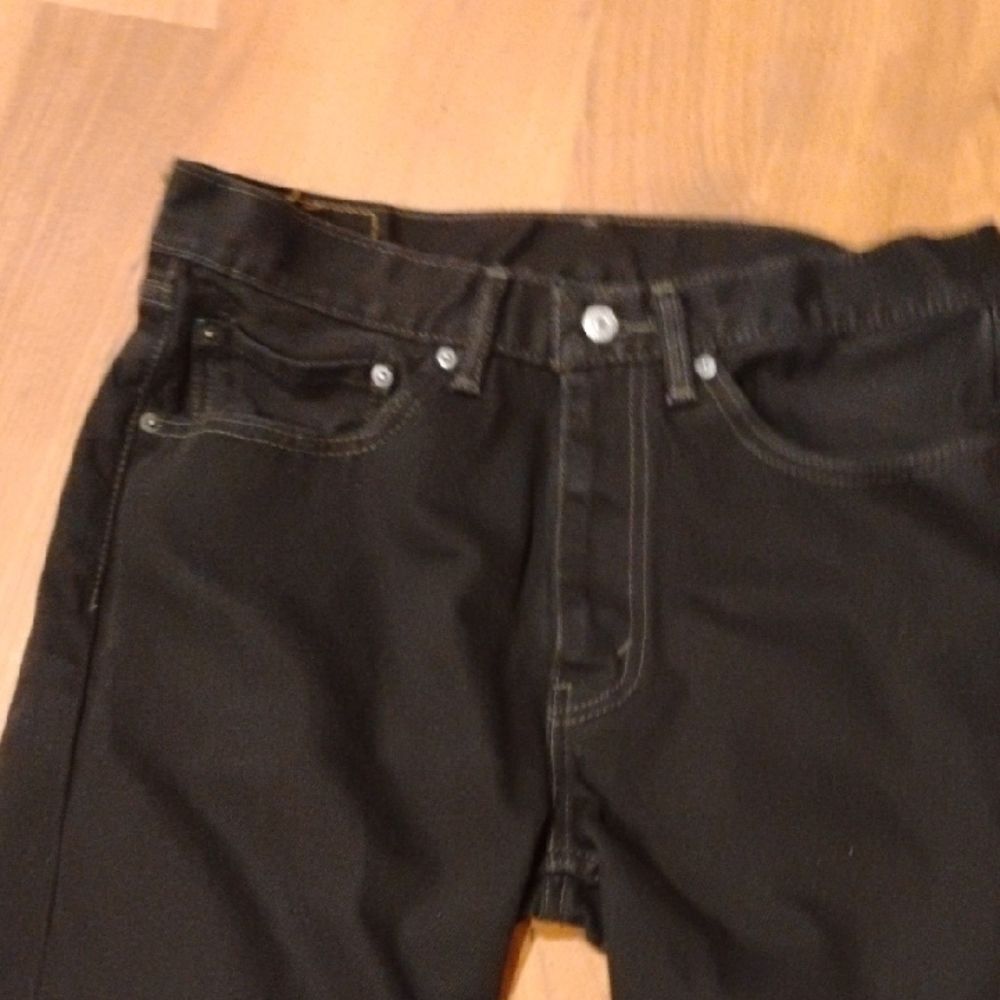 Levi's Black Bootcut Jeans Premium Denim - Picture 3 of 5